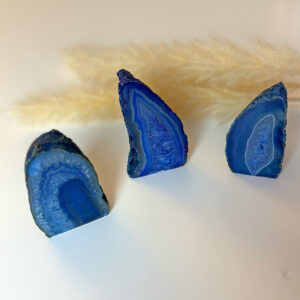 Achat Drusen, blau